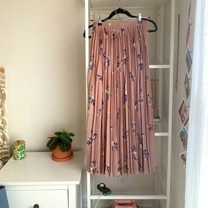 Long floral skirt